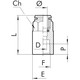PISTOLIITIN 10MM-3/8 SUORA SISÄKIERRE R2